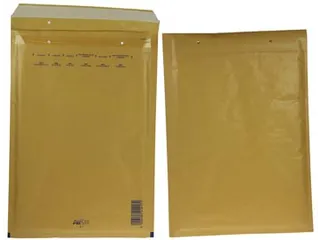 Luchtkussenenveloppen 230x340mm Stripsluiting Bruin - 1