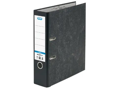 Ordner Elba Smart Original A4 80mm karton zwart gewolkt