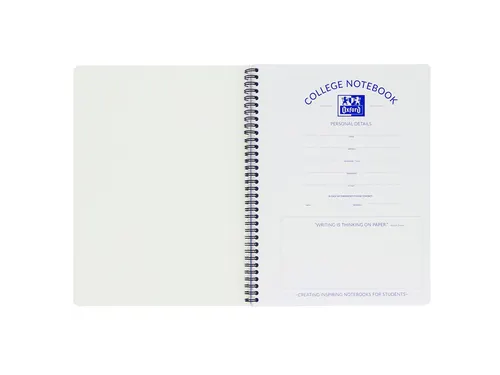 Collegeblok Oxford School Scribzee A4 23-Gaats Ruit 10Mm 80Vel Assorti