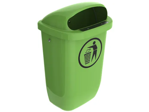 Buitenafvalbak Din-Pk 50 Liter Lime Groen