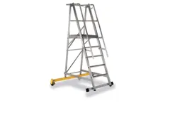 Platformladder Aluminium Bordes H X B X D 1300X 600X 630Mm 5Treden