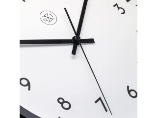 Wandklok NXT dia 30cm zwart/wit kunststof Easy Big - 11