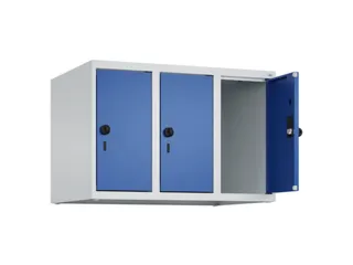 opzetkast,v. locker,3vak.,vak B 250mm,HxBxD 500x750x500mm,vleugeldeur - 2