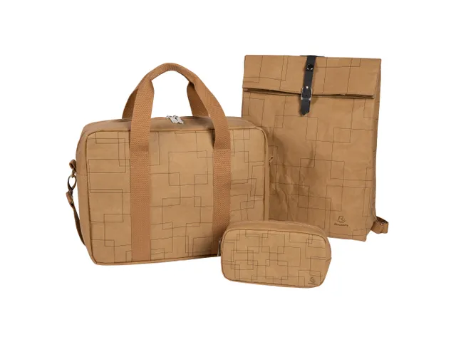 Tas+boekentas washab le paper Eterneco
