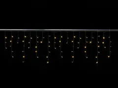 Cascade Light LED - 2 x 0,6m - 72 Warm Witte Lampen - Transparant DRA