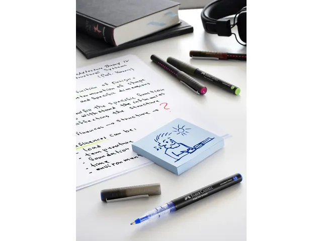 Inktroller Faber-Castell 1.5mm rood