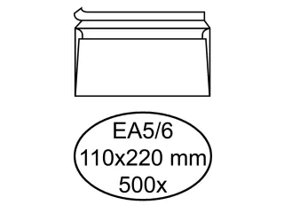 Envelop Akte Venster C5/6 114x229mm Venster Rechts Zelfklevend - 2