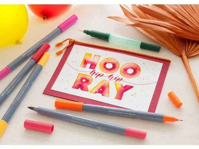 Duo aquarelmarker Goldfaber 113 Oranje glanzend