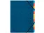 Sorteermap A4 12 vaks blauw karton