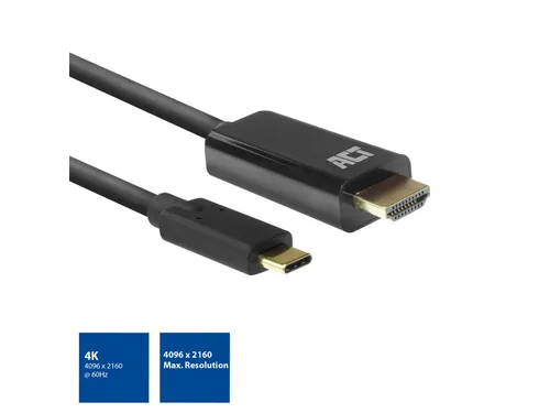 Kabel ACT USB-C naar HDMI 60Hz 2 meter