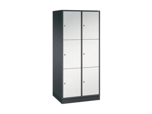 grootvolume-lockersysteem,RAL 7021/RAL 7035,HxBxD 1950x820x600mm