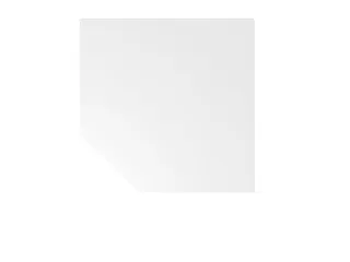 koppelelement voor bureau,BxD 1200x1200mm,blad wit,hoekig - 1