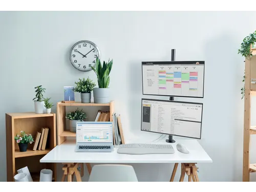 Monitorarm Kensington dubbele verticale bevestiging