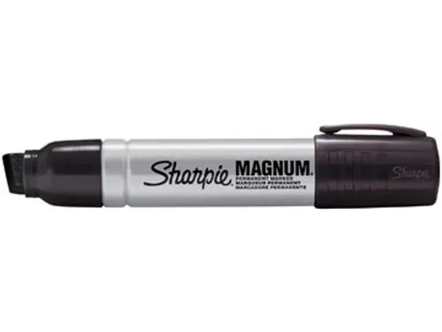 Pro Magnum Permanent Marker Beitelpunt Zwart