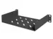 254 mm 10 inch 1U-plank vaste installatie 44x254x150mm Zwart