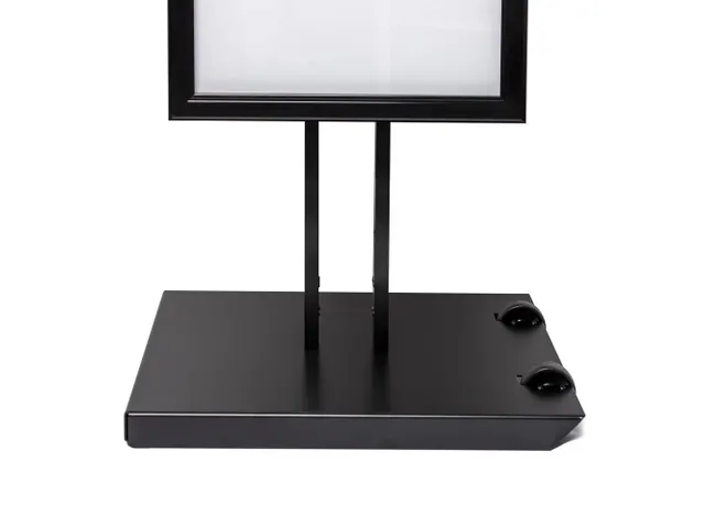 Outdoor Menustandaard Zwart 8xA4 Enkelzijdig