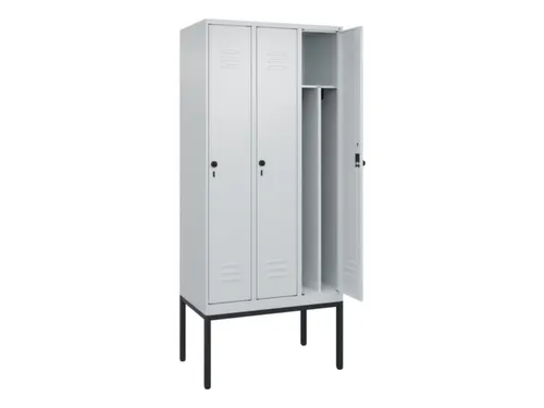locker voor scheiding van kleding,HxBxD 2120x900x500mm,3vak