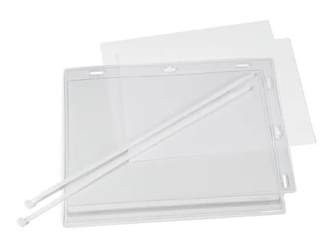 DURABLE waterbestendige infohoes A5 met kabelbinders