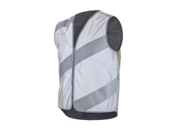 Roadie Jacket Full Reflective Fluohesje Grijs/Zilver Maat M