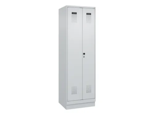PBM-locker,HxBxD 1950x600x500mm,2vak,vak B 300mm,draaigrendel
