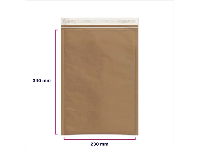 Duurzame Verzendenvelop 250x340mm Bruin 100 Stuks