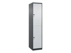 dubbeldekse locker,HxBxD 1850x400x500mm,1x2vak.,vak B 400mm