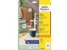 Etiket Avery L7104REV-25 rond 60mm wit 300 stuks 25 vel