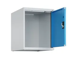 opzetkast,v. locker,1vak.,vak B 400mm,HxBxD 500x400x500mm,cilinderslot