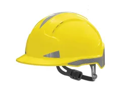 JSP Evolite CR2 veiligheidshelm met reflecterende stroken, geel, geven