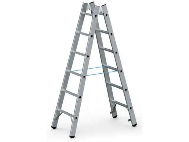 Bokladder Dubbelzijdig Aluminium L 1 78M 2X6Sporten Stalen Scharnieren