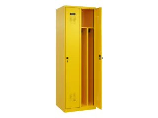 locker voor scheiding van kleding,HxBxD 1850x600x500mm,2vak - 1