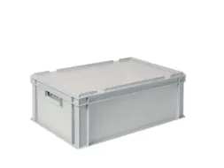 Euronorm-stapelbak,m. isoleerbox,HxLxB 220x600x400mm,44,5/20,4l,HDPE