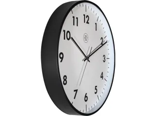 wandklok NXT STIL UURWERK 40cm kunststof wit zwarte cijfers - 3