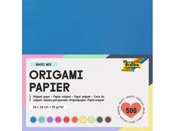 Origami papier Folia 70gr 10x10cm 500 vel assorti kleuren