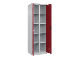 wasgoedverdeelkast,HxBxD 1850x600x500mm,vak B 300mm,draaigrendel - 2