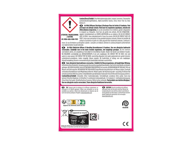 Luchtverfrisser AirWick Electrical Kersenbloesem Framboos Starter Kit