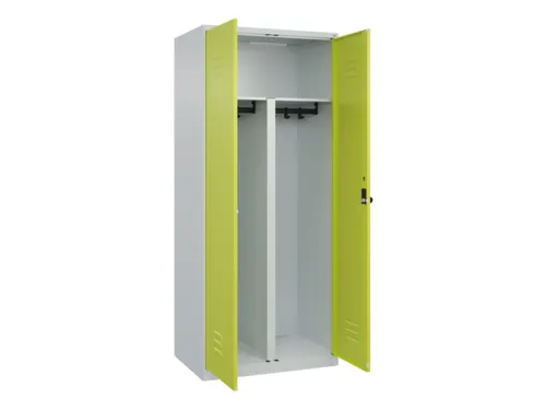 PBM-locker,HxBxD 1850x800x500mm,2vak,vak B 400mm,draaigrendel