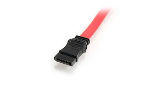 30cm Slimline SATA naar SATA Adapter met LP4 Voedingskabel