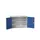 universele kast,HxBxD 1000x1300x550mm,2xStalen bodem,draaigrendelslot