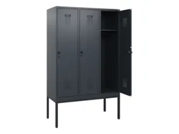 schoollocker,HxBxD 1950x1200x500mm,3vak,vak B 400mm,draaigrendel