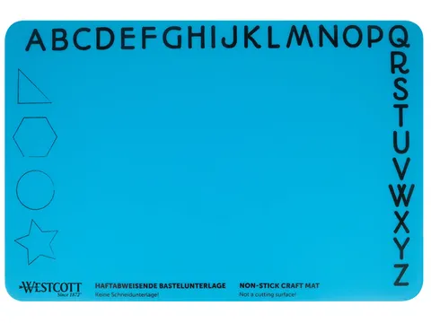 Knutselmat Westcott hitte- bestendig tot 200 C, geen snijmat, 100% sil