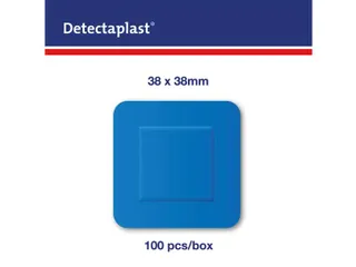 Detectaplast 8142 Pleister waterafstotend blauw 38x38mm 100 Stuks - 3