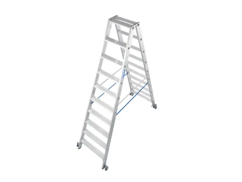 Verrijdbare Boktrap Aluminium L 2 54M 2X10Treden