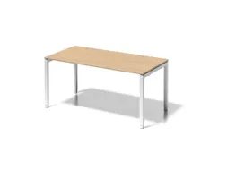 In hoogte verstelbaar bureau,HxBxD 650-850x1600x800mm,blad esdoorn