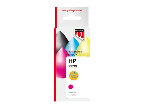Inktcartridge Quantore alternatief tbv Hp 912XL 3YL82AE hc rood