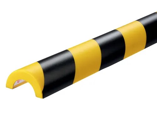 Beschermingsprofiel Durable P30 buis 1m geel zwart