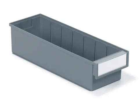 stellingbak,HxBxD 100x132x400mm,PP,grijs