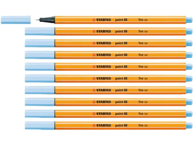 Fineliner STABILO point 88/11 fijn ijsblauw