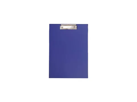Klembord MAUL PVC folie Blauw A4 staand