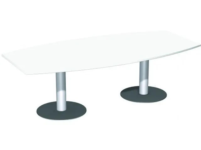 vergadertafel,HxBxD 720x2400x800mm,vatvormig